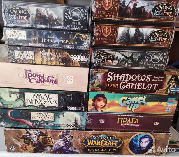 Настолки ужас Аркхема shadows over camelot