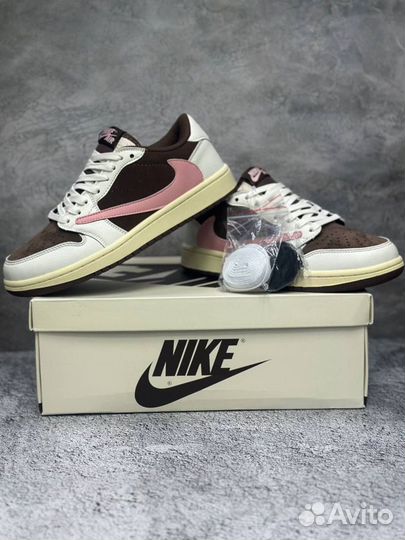 Кроссовки Nike Air Jordan 1 low x Travis Scott