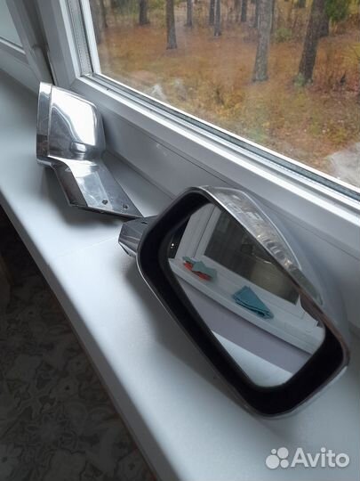 Зеркала хром на крылья для иномарок