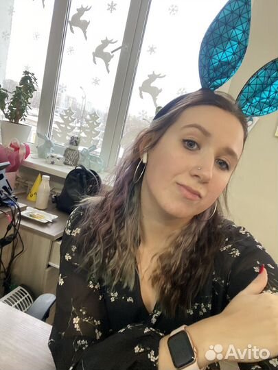 Ушки зайчика ободок и бант, детские