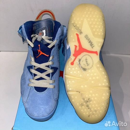 Air jordan 6 retro sp x Travis Scott - “University