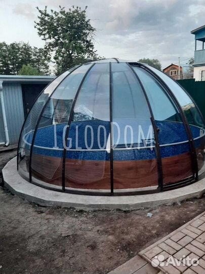 Круглая беседка иглу от производителя