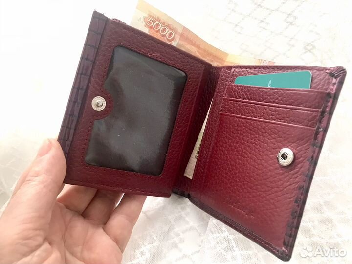 Кошелек женский кожаный маленький