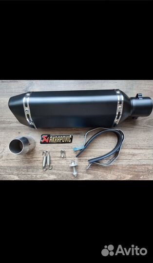 Глушитель на мотоцикл акрапович