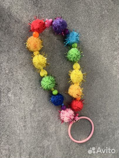 Брелок карабин радуга kidcore