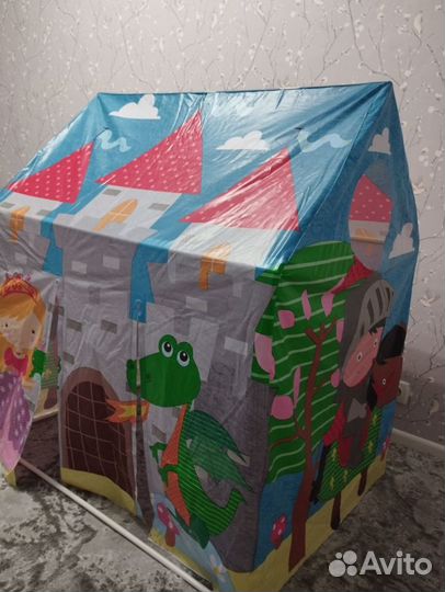 Каркасный игровой детский домик палатка