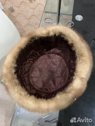 Шапка норковая формовка мужская