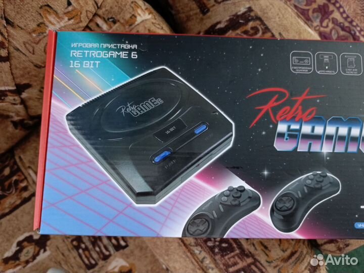 Игровая приставка retrogame 6. 16 BIT