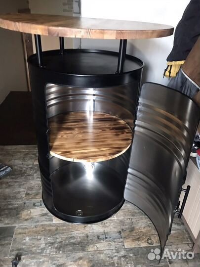 Бочка лофт. Барный стол