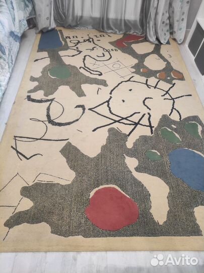 Ковер палас 2/3 бу Франция шерсть 100%