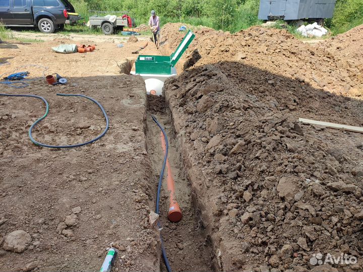 Канализация, септик без посредников