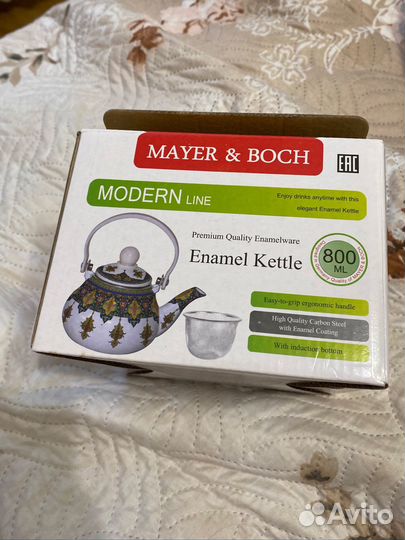 Чайник эмалированный