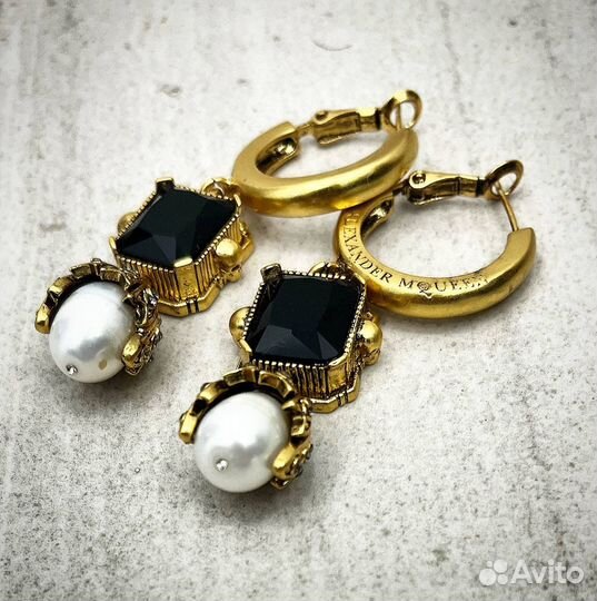 Серьги Alexander mcqueen