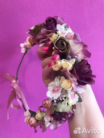 Венок ручной работы