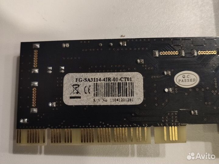 Контроллер PCI SATA Espada FG-SA3114-4IR-01-CT01