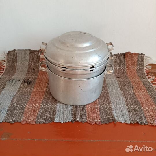 Пароварка Мантница Кастрюля Мантоварка СССР