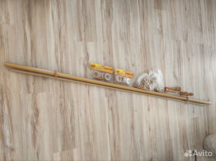 Гардина для штор бу светлое дерево