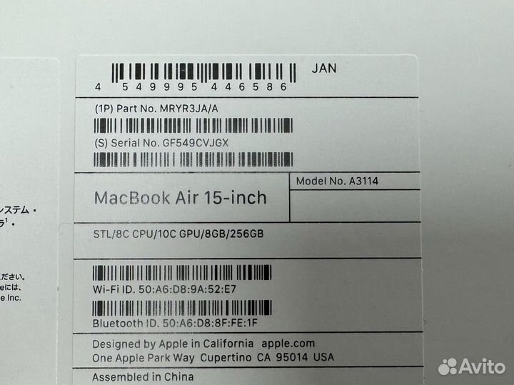 Macbook Air 15 M3 8GB/256GB Starlight