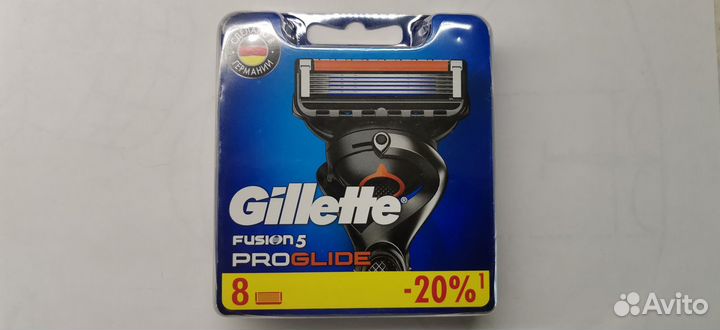 Лезвия для бритья Gillette Fusion оригинал