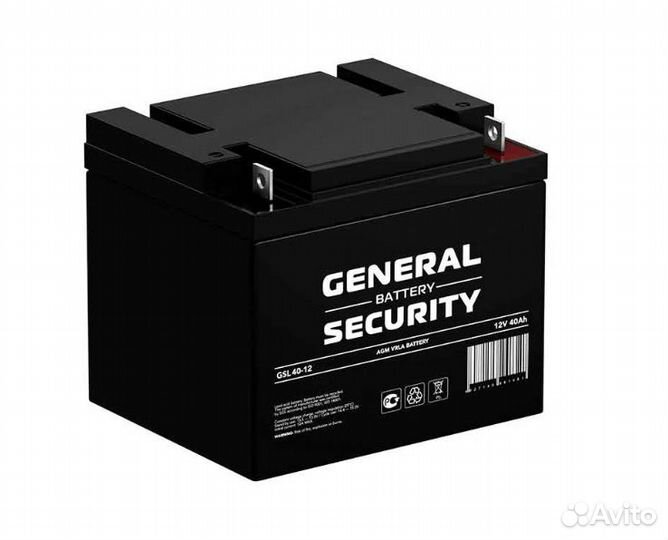 Аккумулятор тяговый ибп 12 V 40 Ач GSL40-12