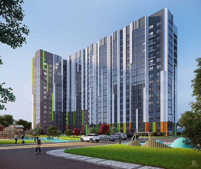 2-к. квартира, 59,2 м², 12/16 эт.