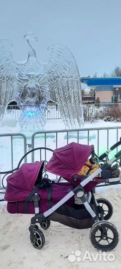 Коляска для двойни для погодок