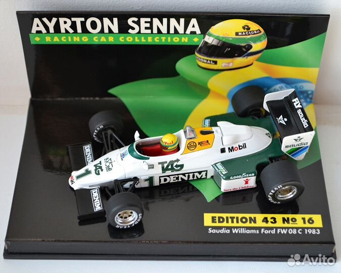 Minichamps 1:43 Ayrton Senna / Formula 1 / Сенна