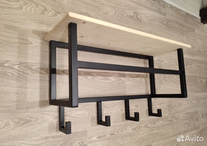 Вешалка с полкой loft
