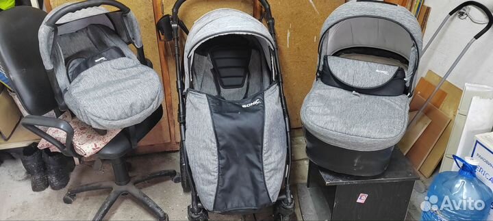 Коляска 3 в 1 sonic
