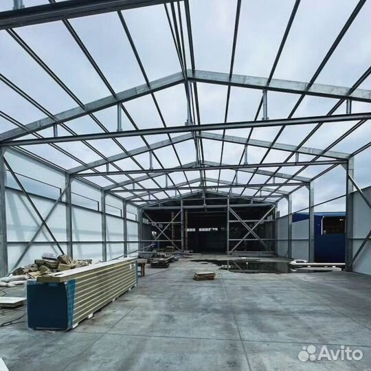 Ангар, каркас ангара