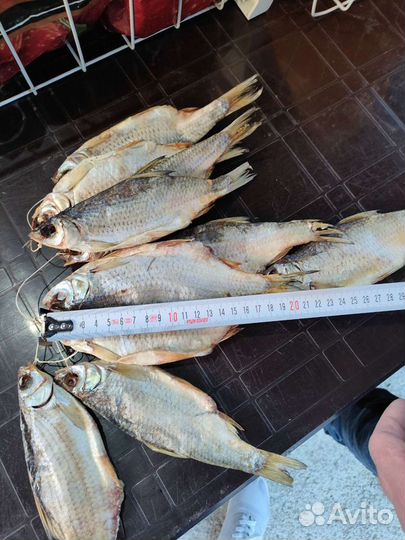 Сушеная рыба. Вяленая Азовская тарань