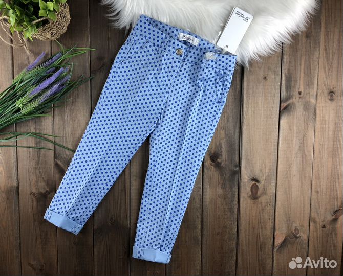 Брюки штаны на девочку 110 116 Италия