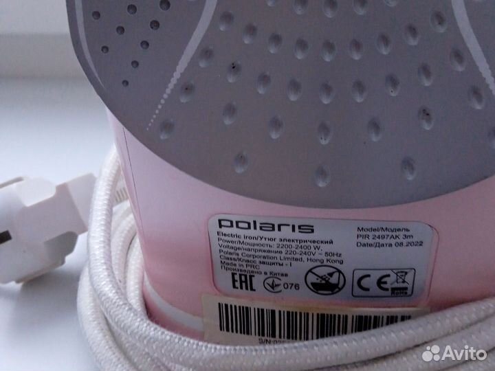 Утюг polaris с тефлон покрытием