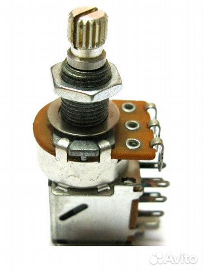 Потенциометр push-pull switch A250кОм. H69