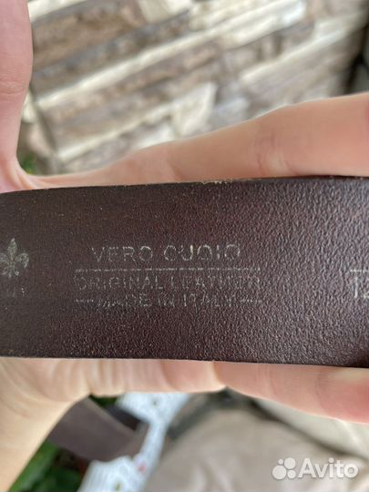 Мужской кожаный ремень