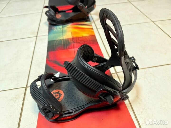 Мужской сноуборд комплект Nitro - 155 + Union - M