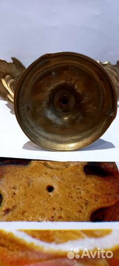Подсвечник из бронзы