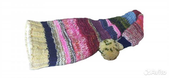 Шапка вязаная детская буратино