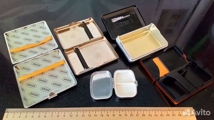 Портсигары, таблетница, салфетница