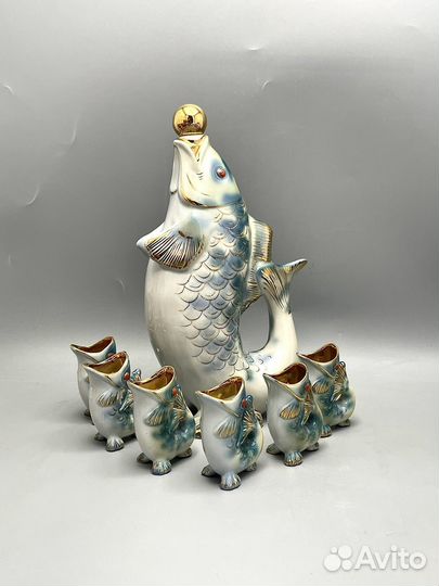 Коньячный набор Рыбы Рига