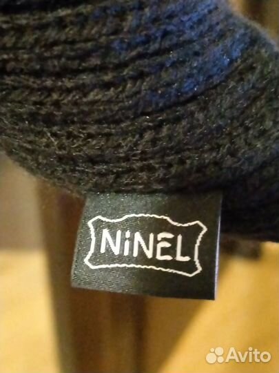 Шапка норковая вязанная,новая Ninel