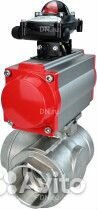 Кран шаровой DN.ru BV3232P(4pc) -SP-3WL-T-ISO-H Ду100 Ру63 стандартнопроходной трехходовой L-тип, не