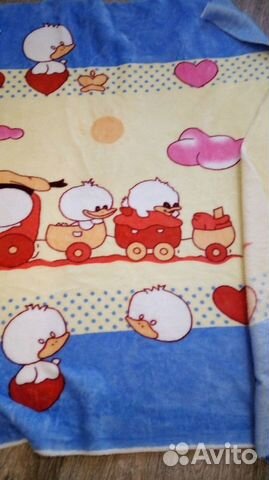 Плед флисовый детский