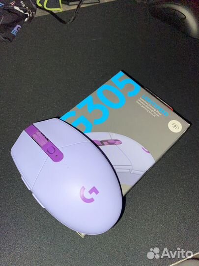Беспроводная игровая мышь logitech g305 lilac