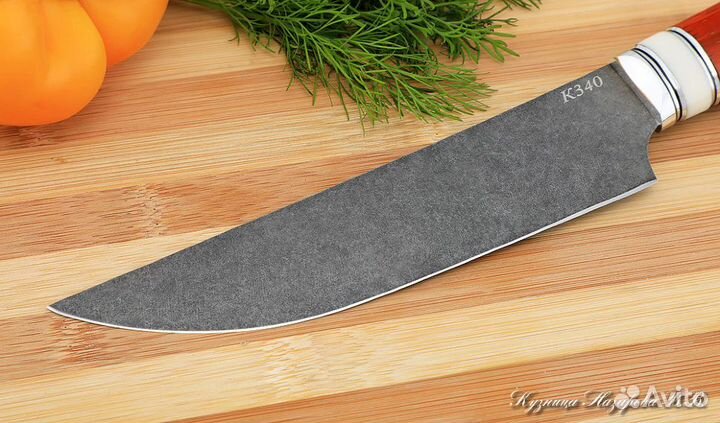 Нож Шеф № 8 сталь К340 рукоять падук акрил