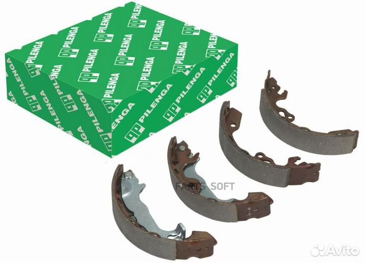Pilenga BSP8636 BSP8636 колодки барабанные\ Ford F