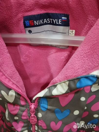 Ветровка для девочки 104 nikastyle