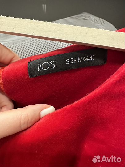 Платье из плотного бархата rosi