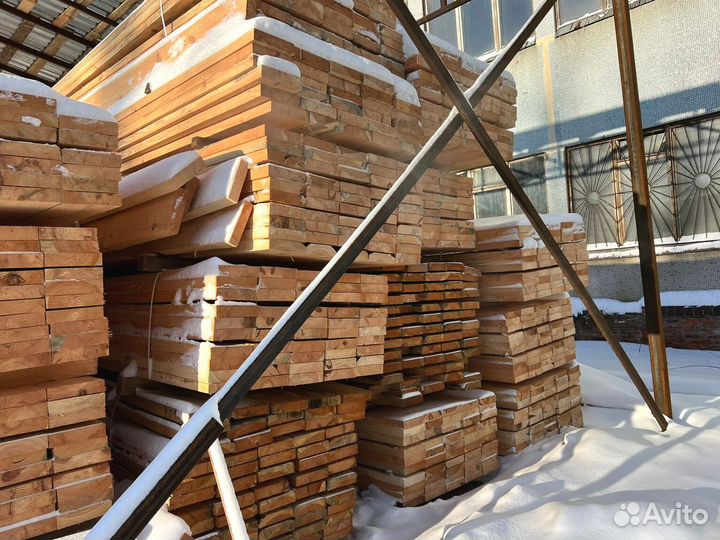 Брус обрезной 100х200х6000мм