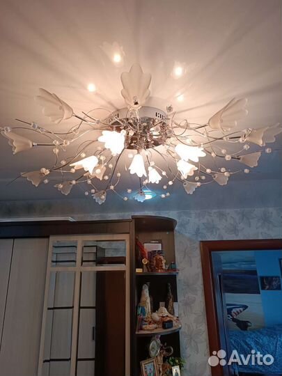 Люстра потолочная бу